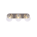 Glisten LED 21.26 inch Satin Brass Vanity Light Wall Light - Orvon Lighting