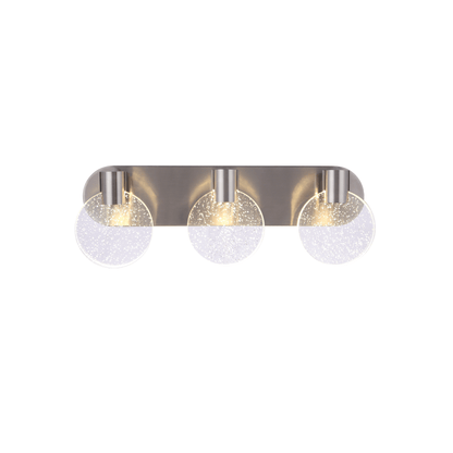 Glisten LED 21.26 inch Satin Brass Vanity Light Wall Light - Orvon Lighting