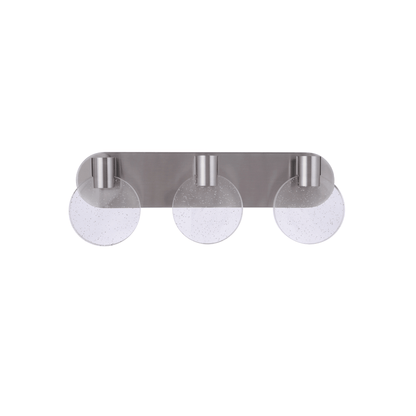 Glisten LED 21.26 inch Satin Brass Vanity Light Wall Light - Orvon Lighting