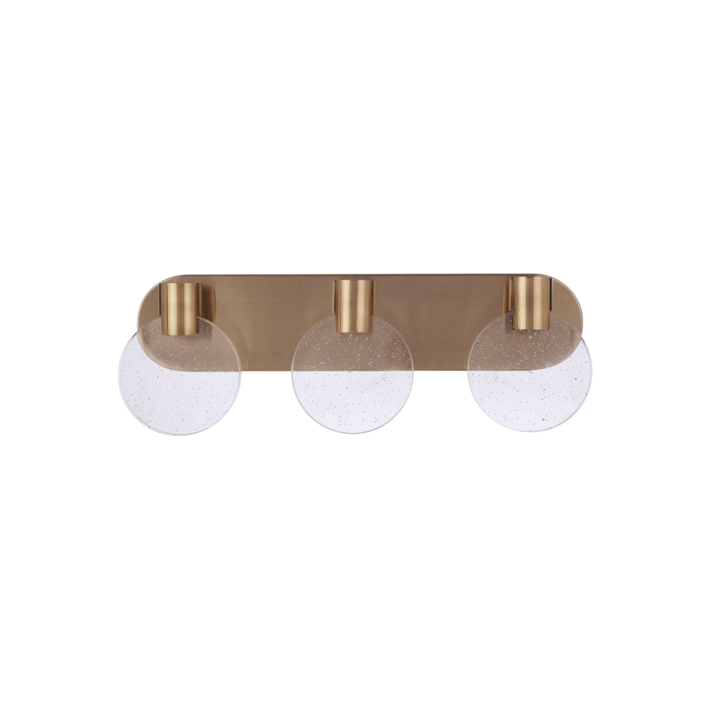 Glisten LED 21.26 inch Satin Brass Vanity Light Wall Light - Orvon Lighting