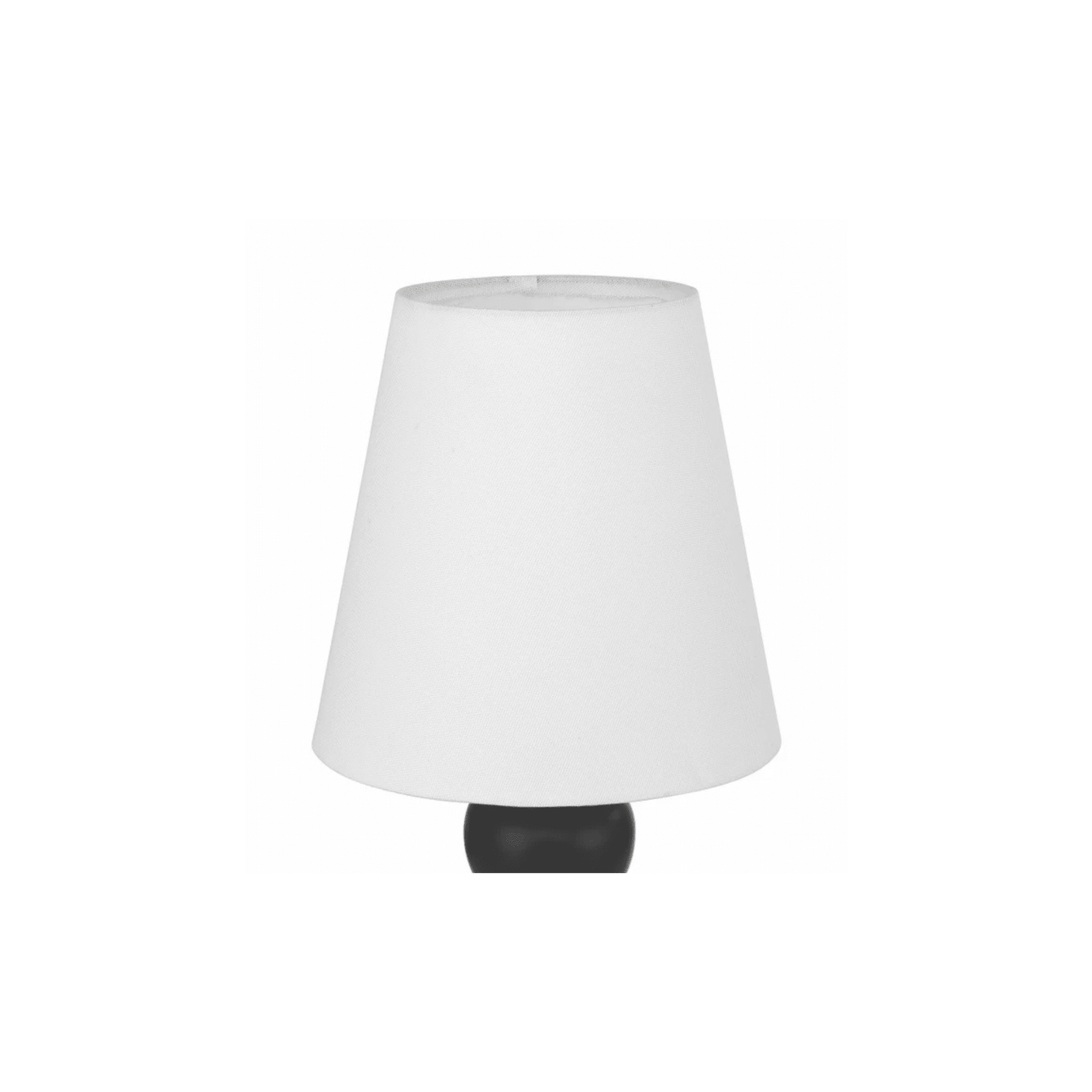 Gloria 1 Light Table Lamp in Flat Black/Satin Brass - Orvon Lighting