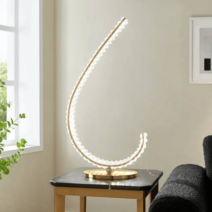 Grace Crystal 16W Table Lamp Touch & Dimmable - Orvon Lighting