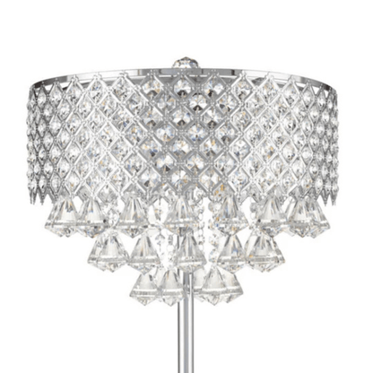 Grand 6 LED Light Table Lamp Chrome - Orvon Lighting