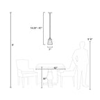 Grant 7 - in Mini Pendant Burnished Bronze - Orvon Lighting