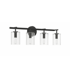 Hailie 4 Light 28 inch Satin Nickel Vanity Light Wall Light 55604 - SN - Orvon Lighting