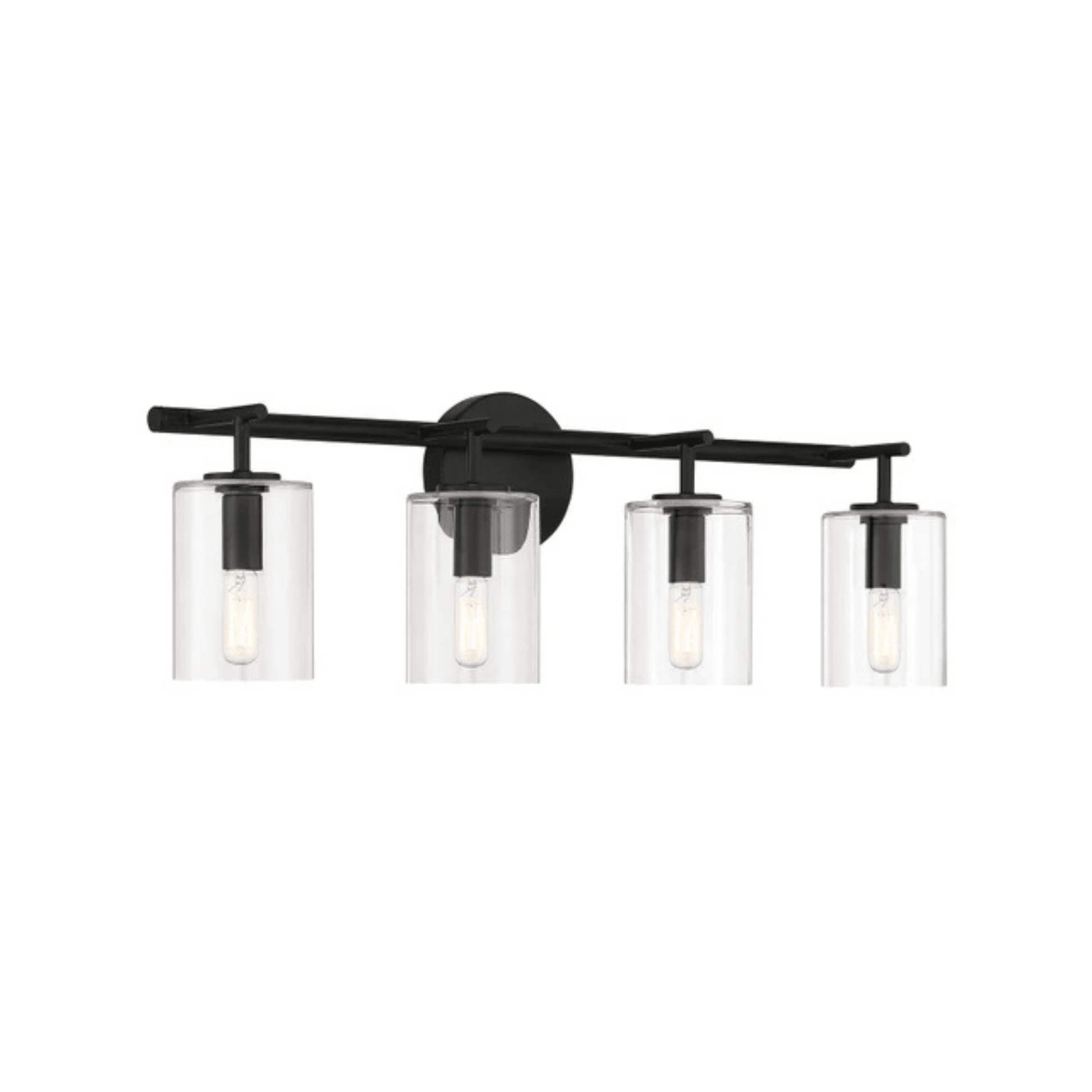 Hailie 4 Light 28 inch Satin Nickel Vanity Light Wall Light 55604 - SN - Orvon Lighting