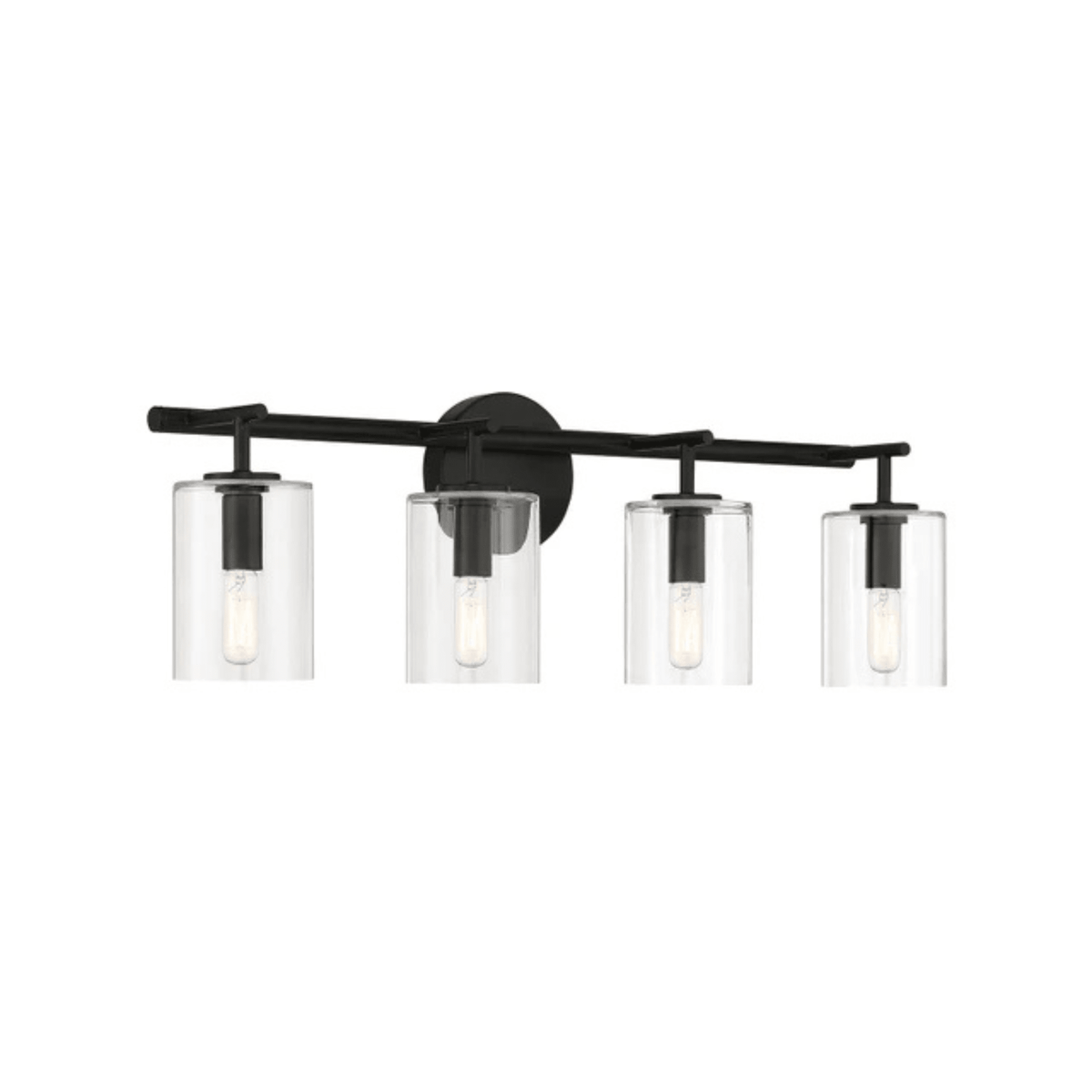 Hailie 4 Light 28 inch Satin Nickel Vanity Light Wall Light 55604 - SN - Orvon Lighting