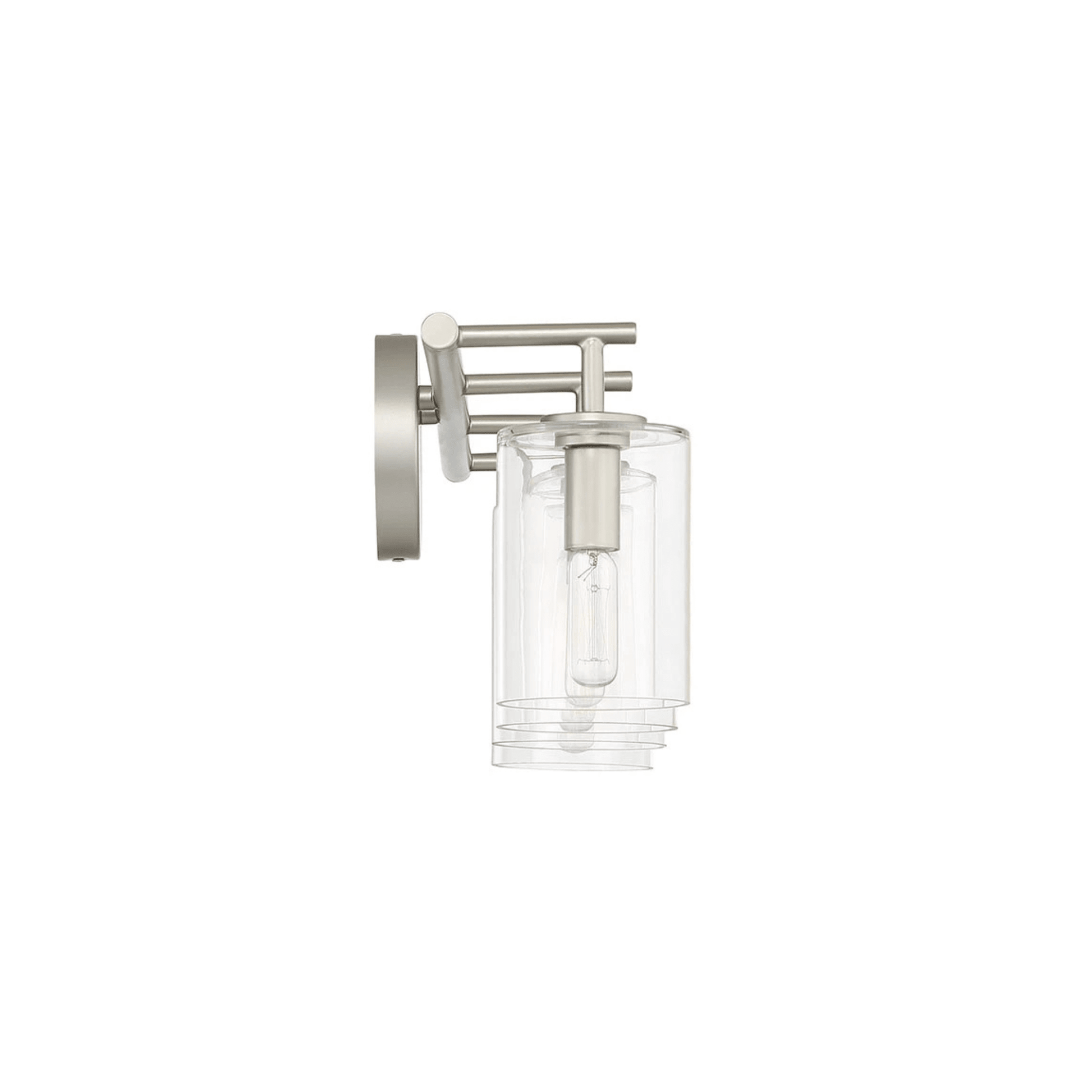 Hailie 4 Light 28 inch Satin Nickel Vanity Light Wall Light 55604 - SN - Orvon Lighting