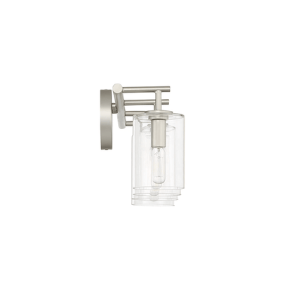 Hailie 4 Light 28 inch Satin Nickel Vanity Light Wall Light 55604 - SN - Orvon Lighting