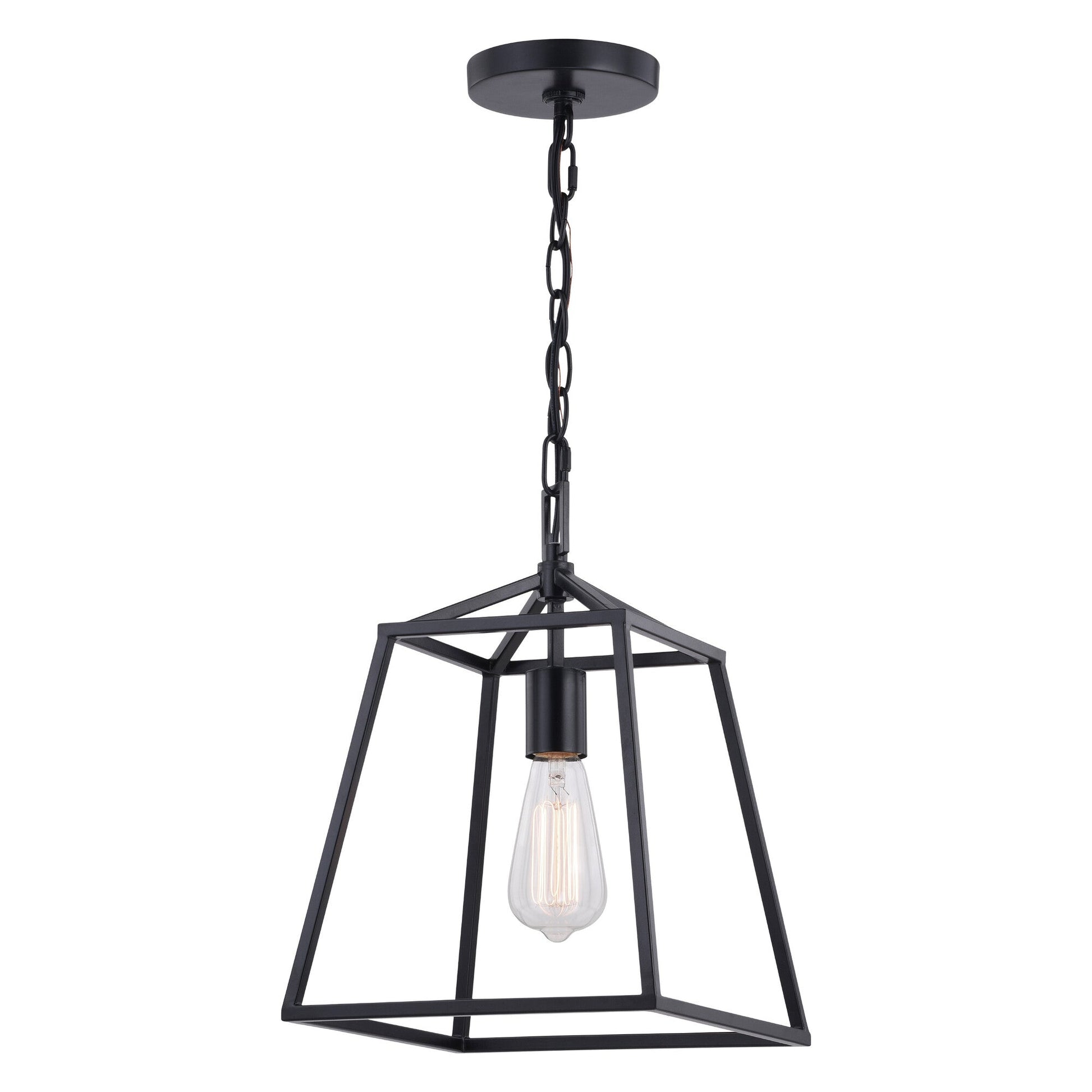 Hayes 10 in. W Mini Pendant Black - Orvon Lighting