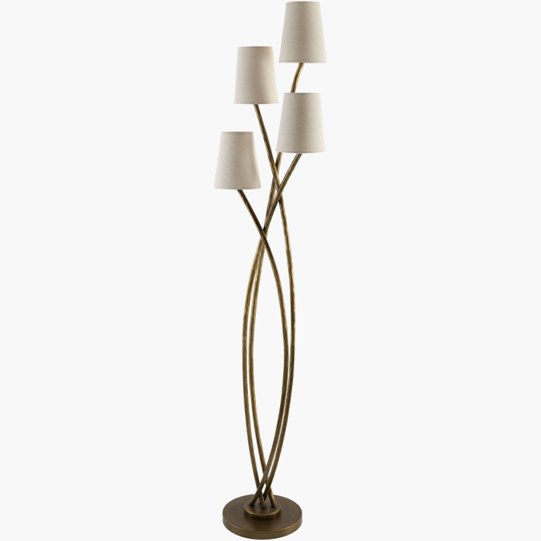 Surya Halora 11" L × 11" W × 68" H Accent Floor Lamp – Default Title