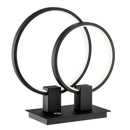 Hong Kong LED Short Table Lamp Matte Black - Orvon Lighting