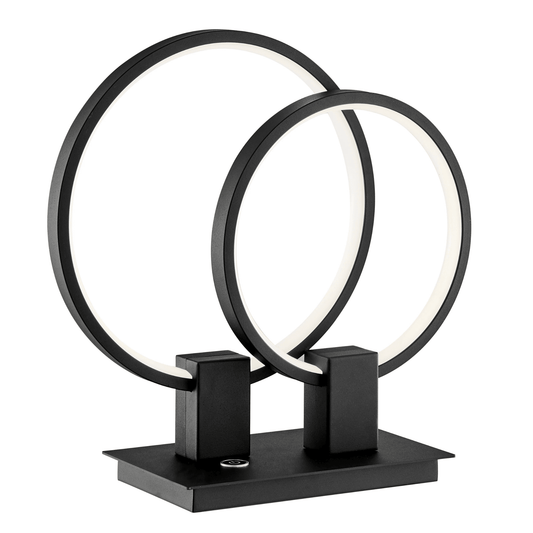 Hong Kong LED Short Table Lamp Matte Black - Orvon Lighting
