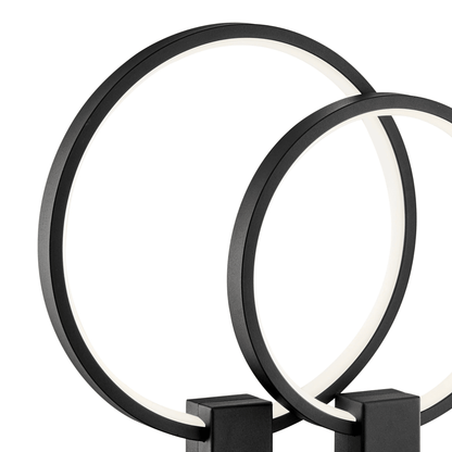 Hong Kong LED Short Table Lamp Matte Black - Orvon Lighting