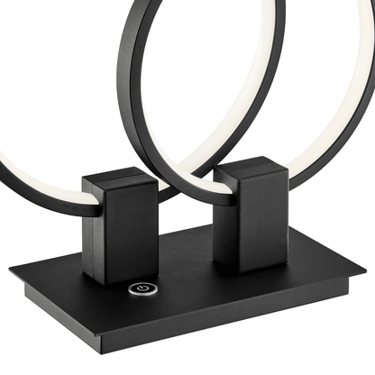 Hong Kong LED Short Table Lamp Matte Black - Orvon Lighting