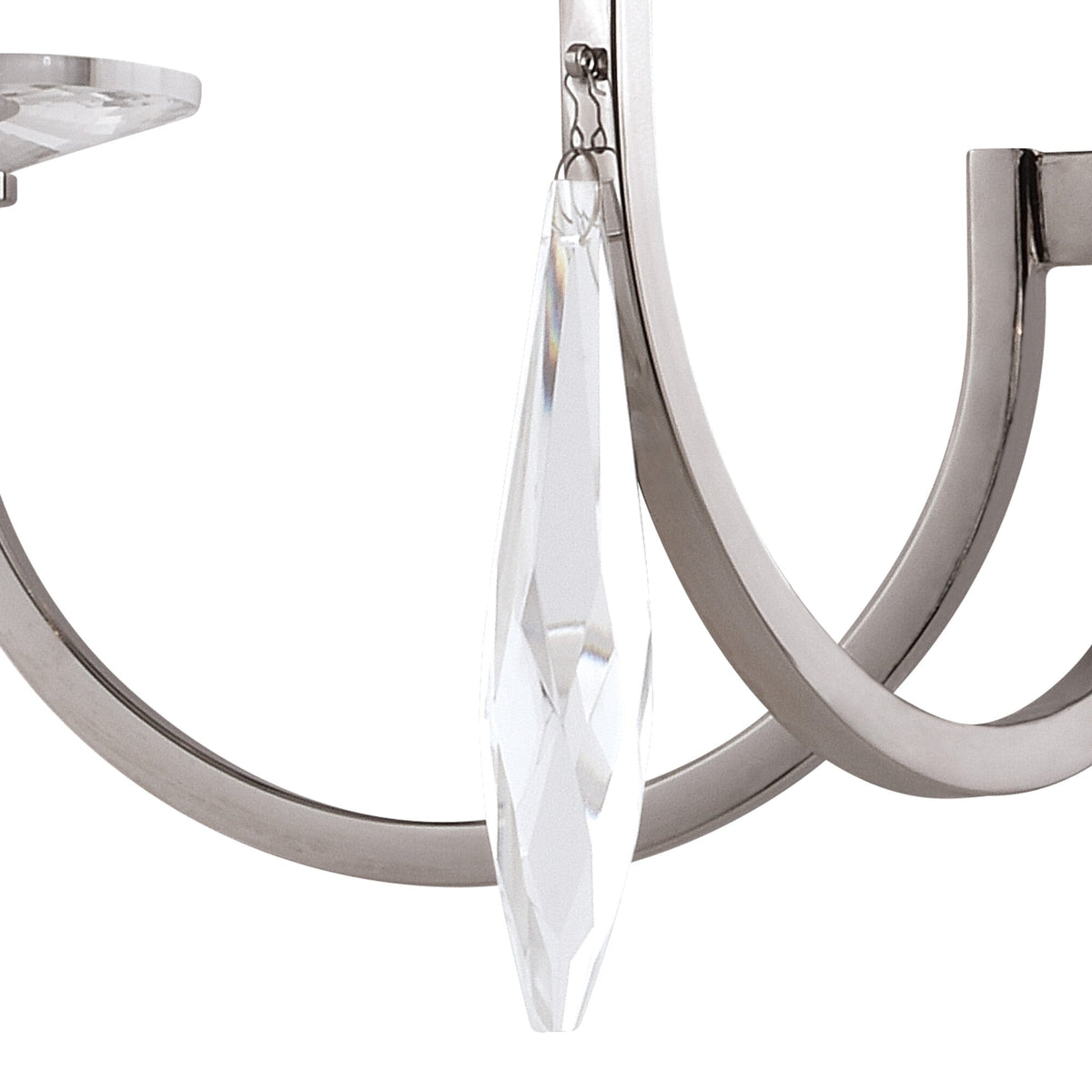 Hoyne 5 Light Chandelier Polished Nickel - Orvon Lighting