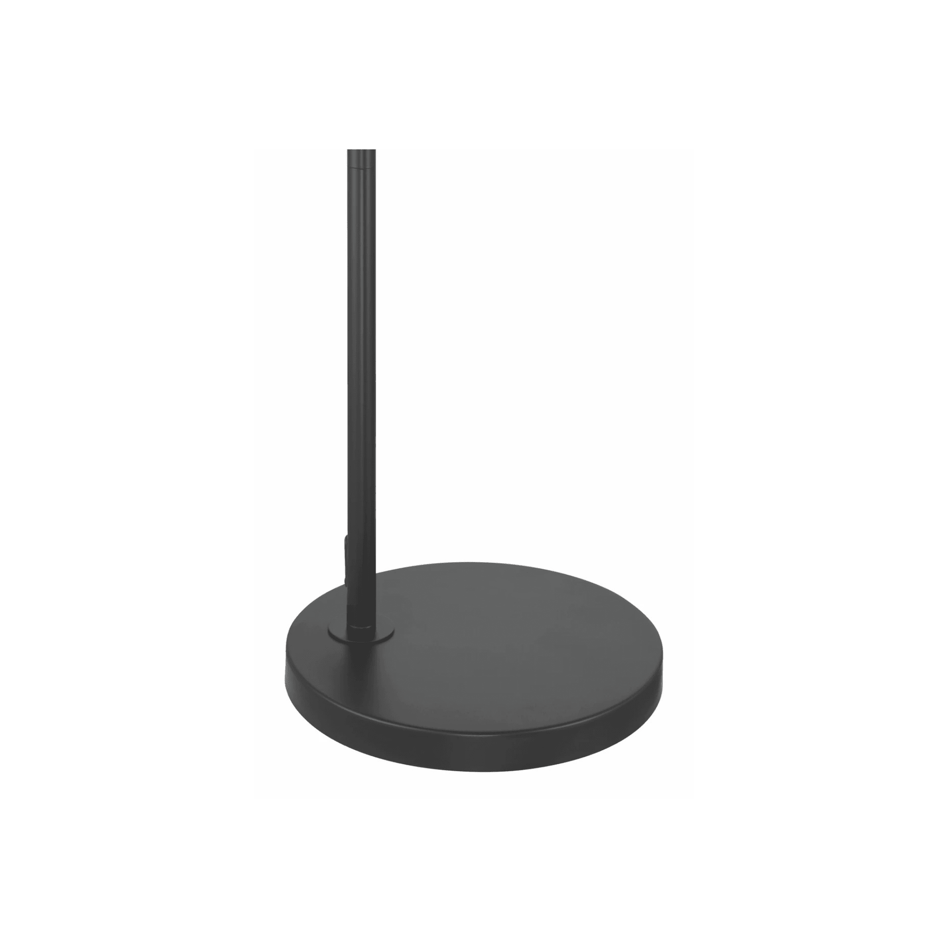 Ingraham 1 Light Floor Lamp in Flat Black/Satin Brass - Orvon Lighting