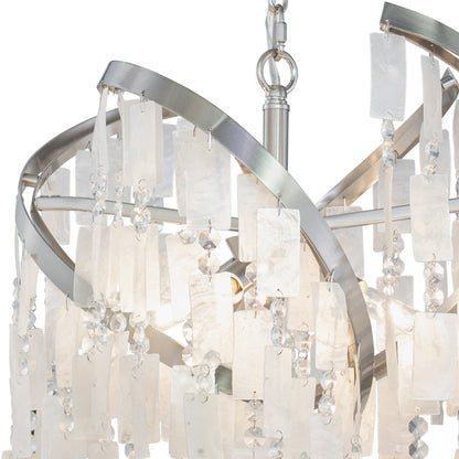 Isabel 16 - in 4 Light Pendant Satin Nickel - Orvon Lighting