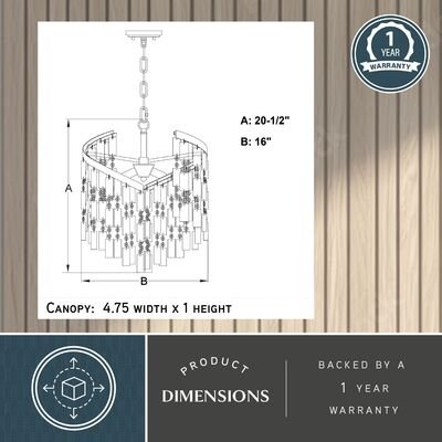 Isabel 16 - in 4 Light Pendant Satin Nickel - Orvon Lighting