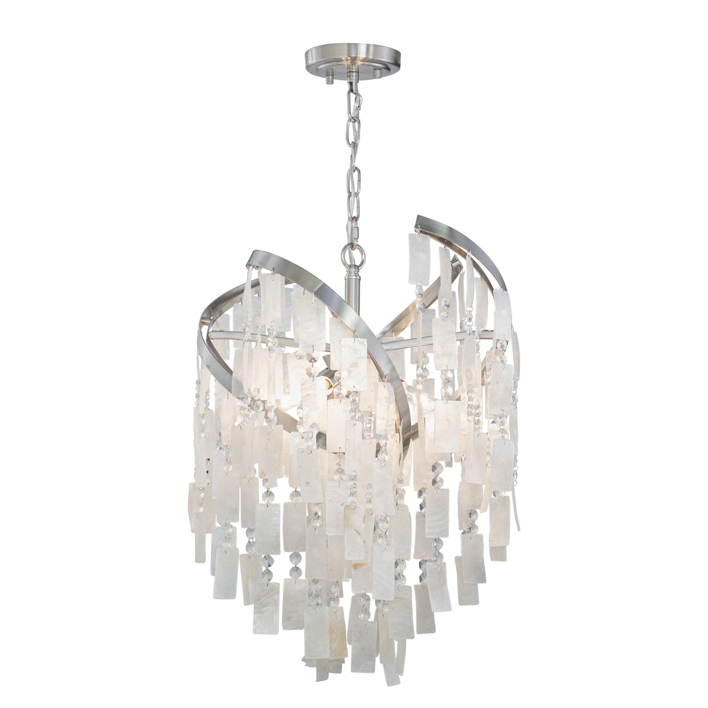 Isabel 16 - in 4 Light Pendant Satin Nickel - Orvon Lighting