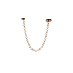 Jackie LED 12.6 inch Satin Brass Pendant Ceiling Light - Orvon Lighting