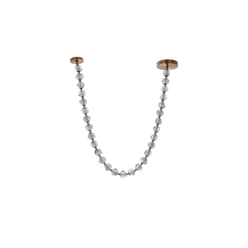Jackie LED 12.6 inch Satin Brass Pendant Ceiling Light - Orvon Lighting