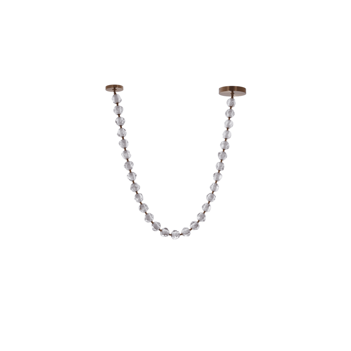Jackie LED 12.6 inch Satin Brass Pendant Ceiling Light - Orvon Lighting