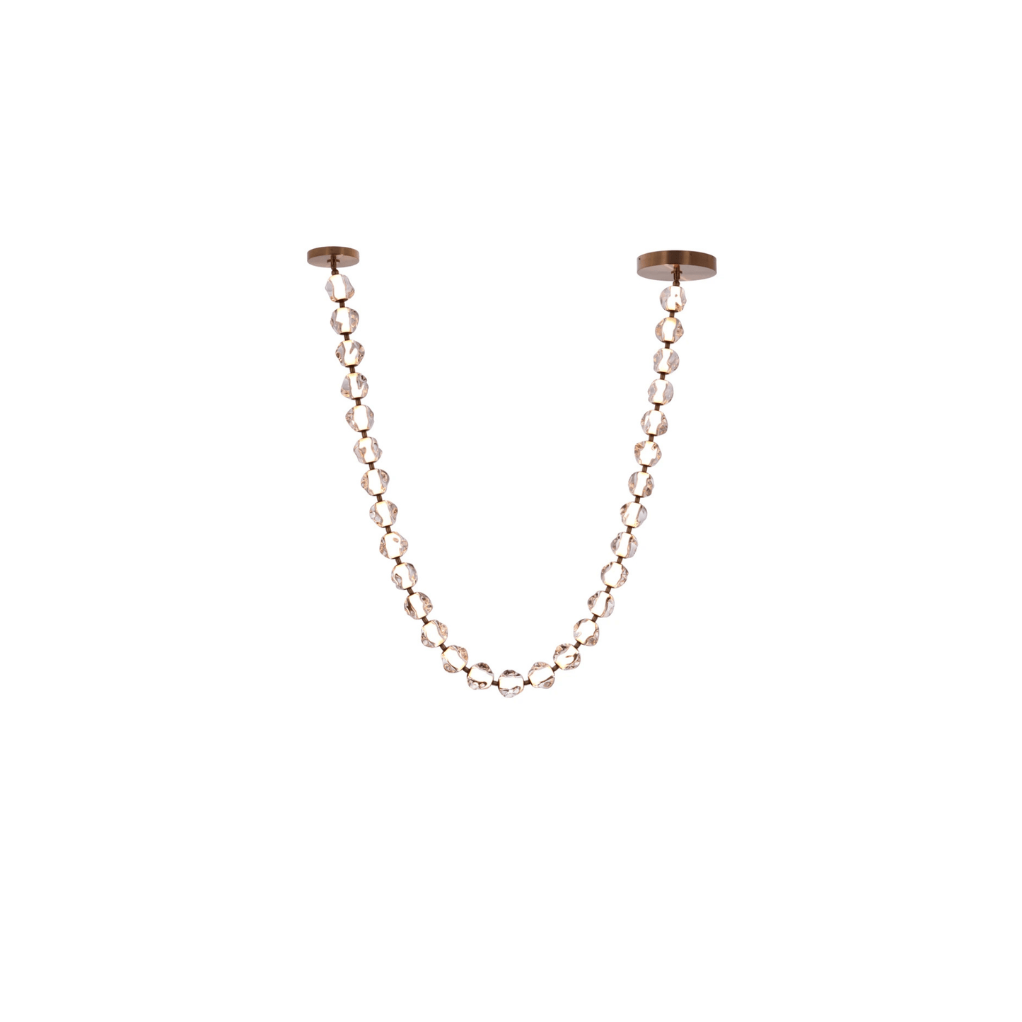 Jackie LED 12.6 inch Satin Brass Pendant Ceiling Light - Orvon Lighting