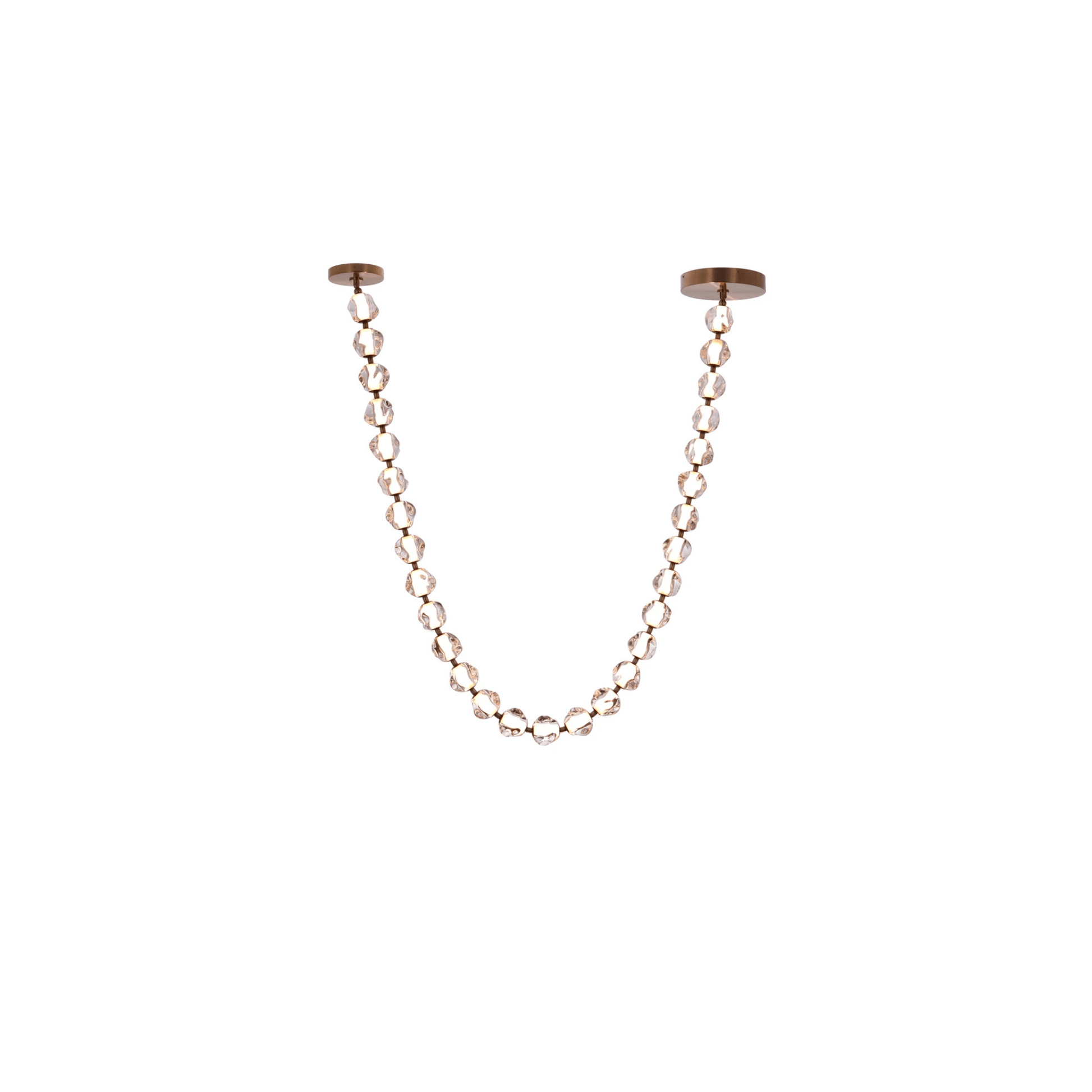 Jackie LED 12.6 inch Satin Brass Pendant Ceiling Light - Orvon Lighting