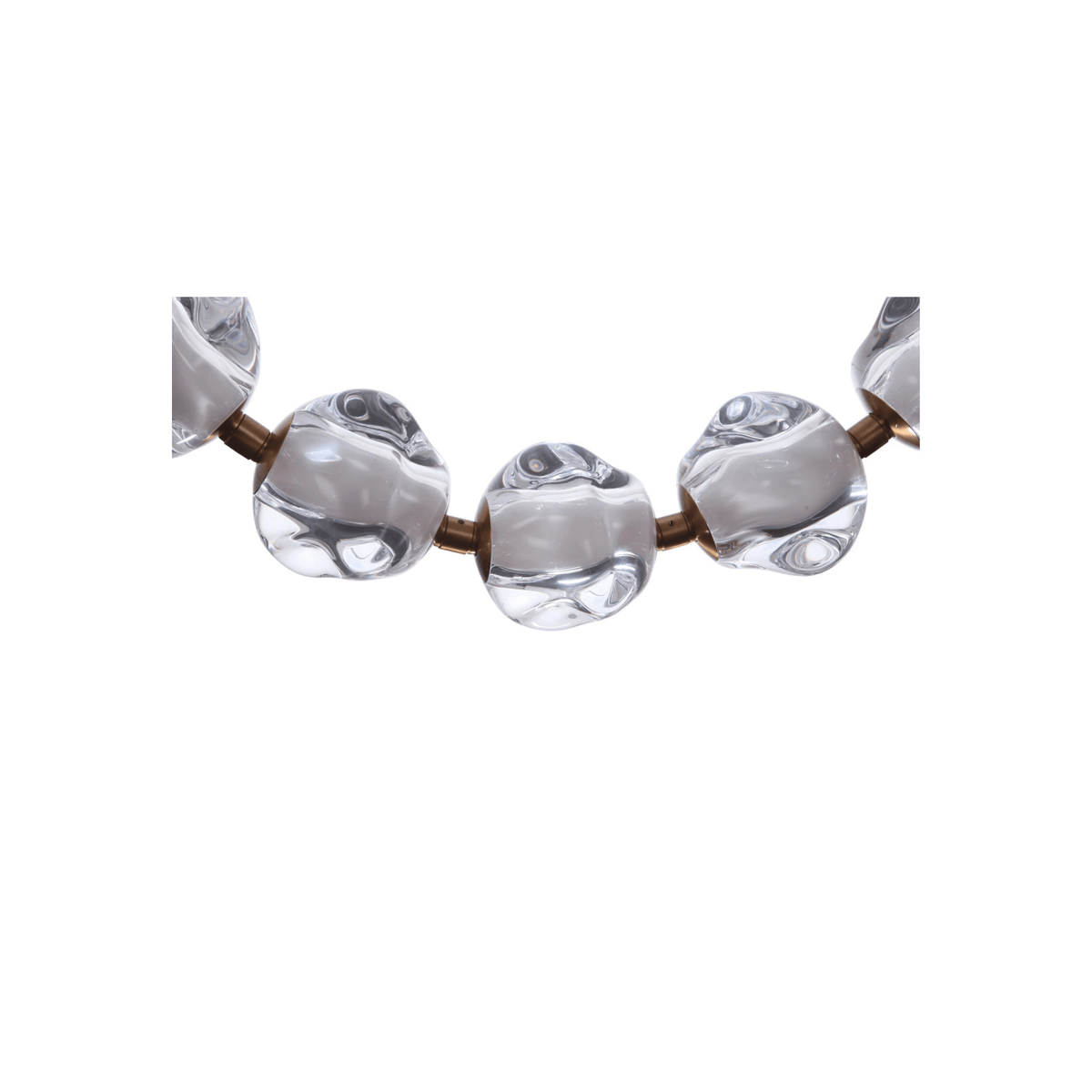 Jackie LED 12.6 inch Satin Brass Pendant Ceiling Light - Orvon Lighting
