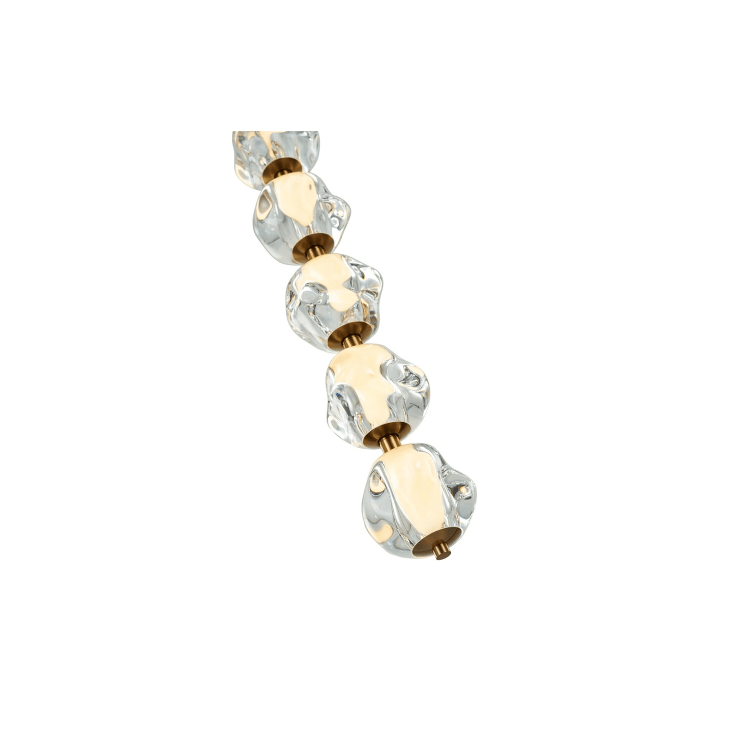 Jackie LED 8.3 inch Satin Brass Pendant Ceiling Light - Orvon Lighting