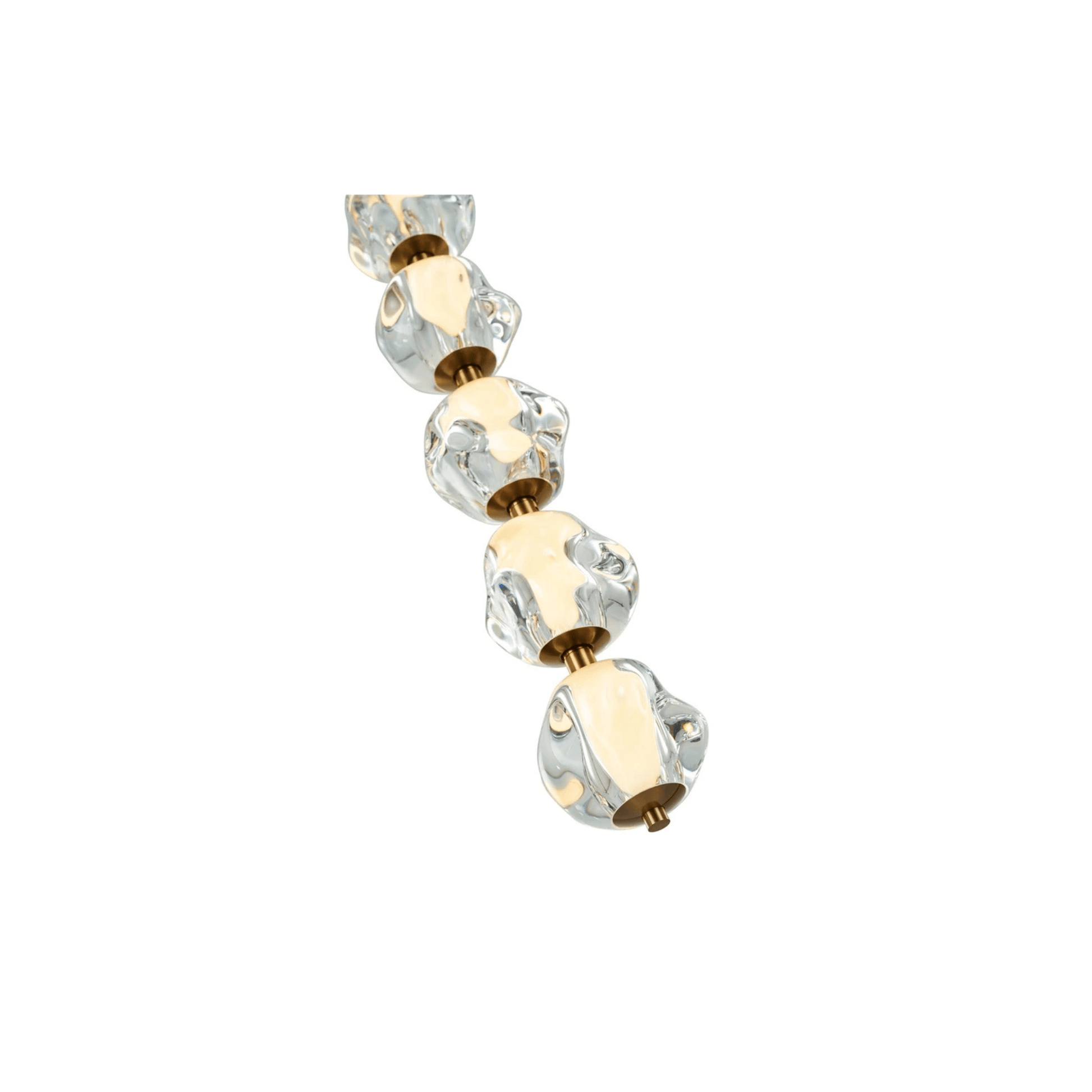 Jackie LED 8.3 inch Satin Brass Pendant Ceiling Light - Orvon Lighting