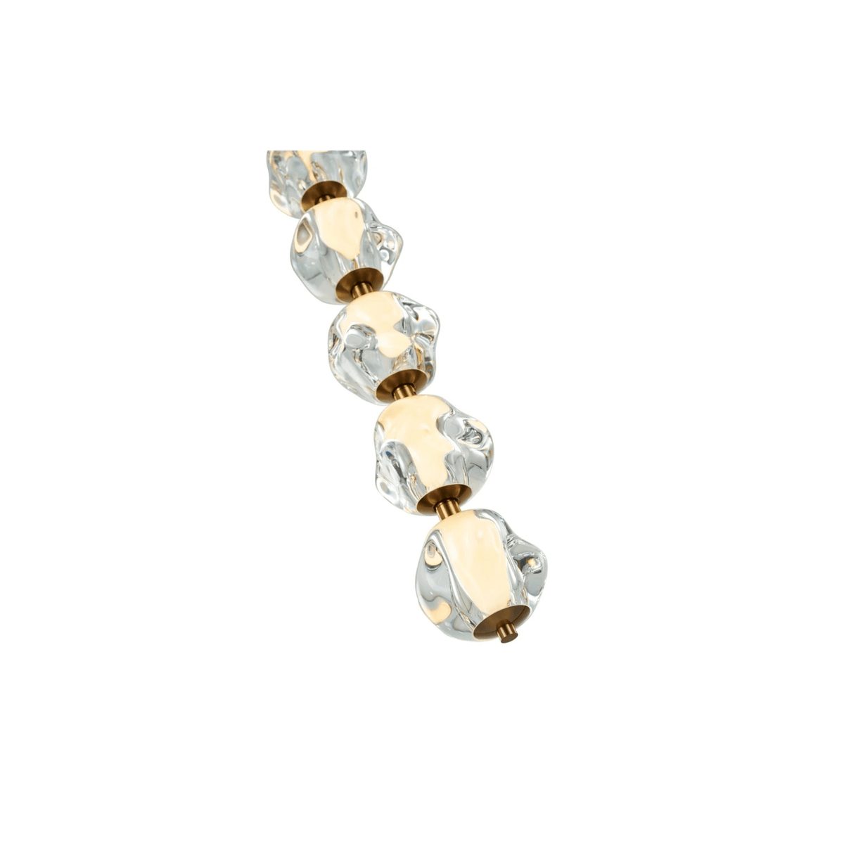 Jackie LED 8.3 inch Satin Brass Pendant Ceiling Light - Orvon Lighting