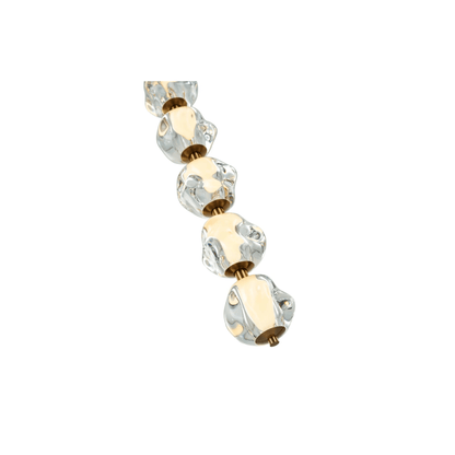 Jackie LED 8.3 inch Satin Brass Pendant Ceiling Light - Orvon Lighting