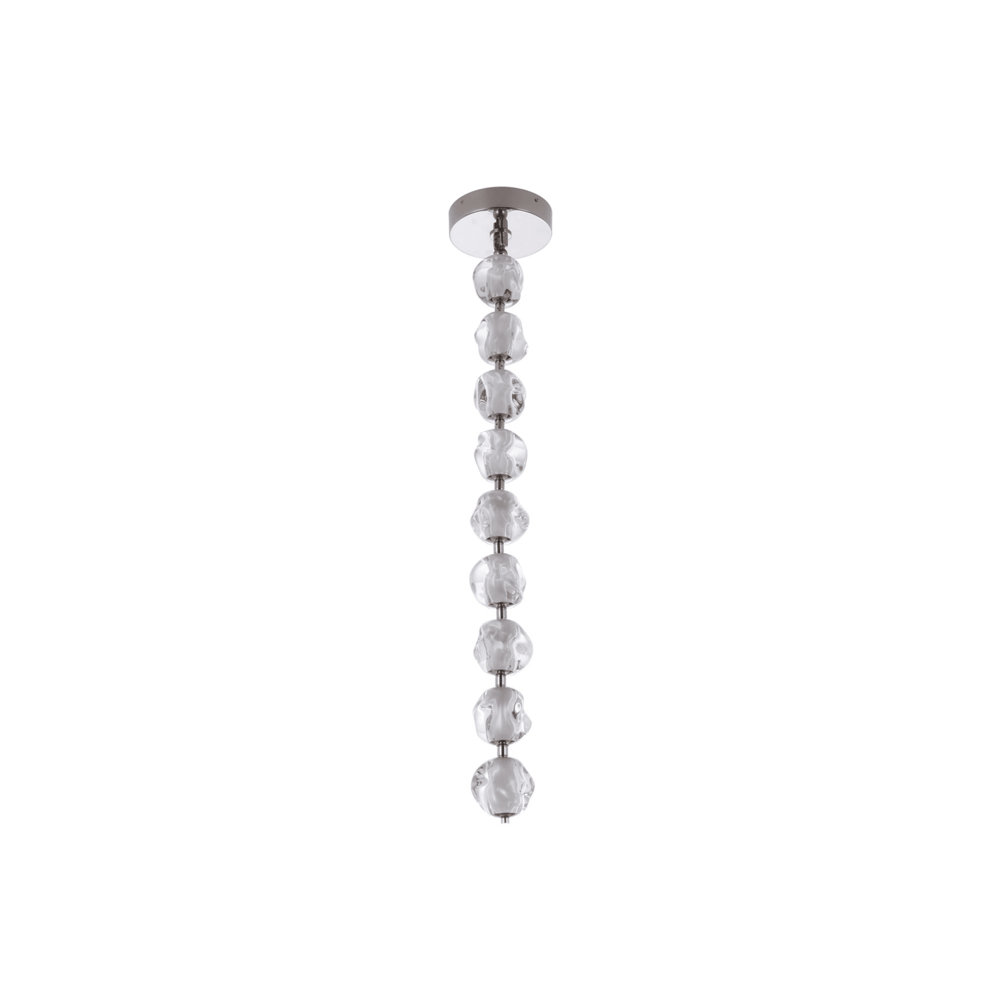 Jackie LED 8.3 inch Satin Brass Pendant Ceiling Light - Orvon Lighting