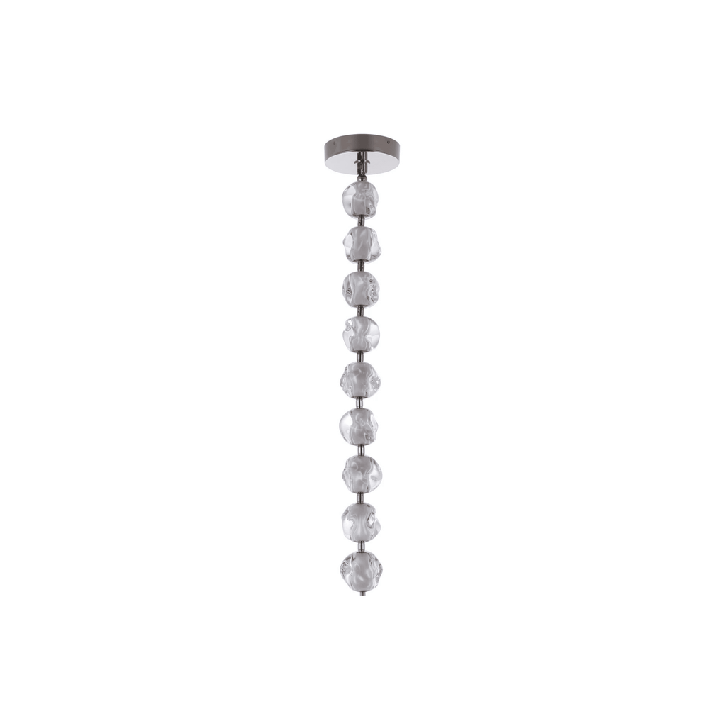 Jackie LED 8.3 inch Satin Brass Pendant Ceiling Light - Orvon Lighting
