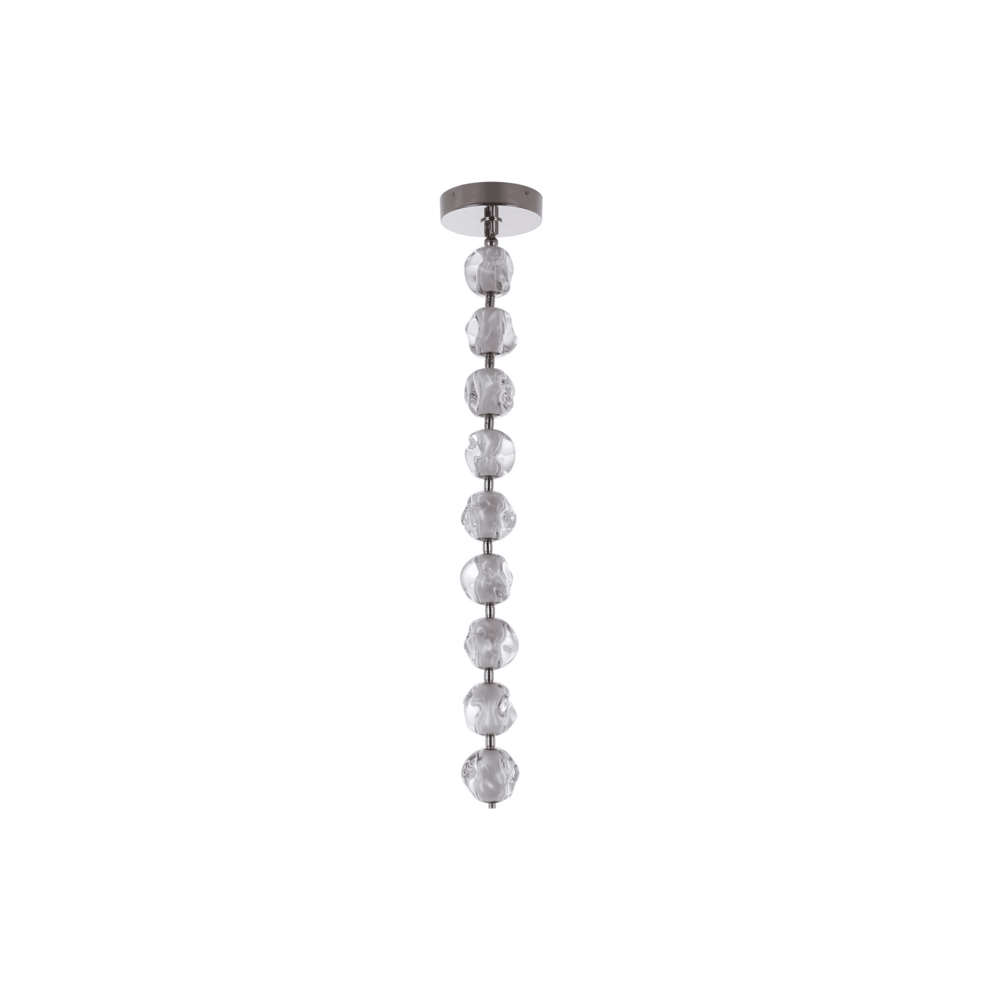 Jackie LED 8.3 inch Satin Brass Pendant Ceiling Light - Orvon Lighting