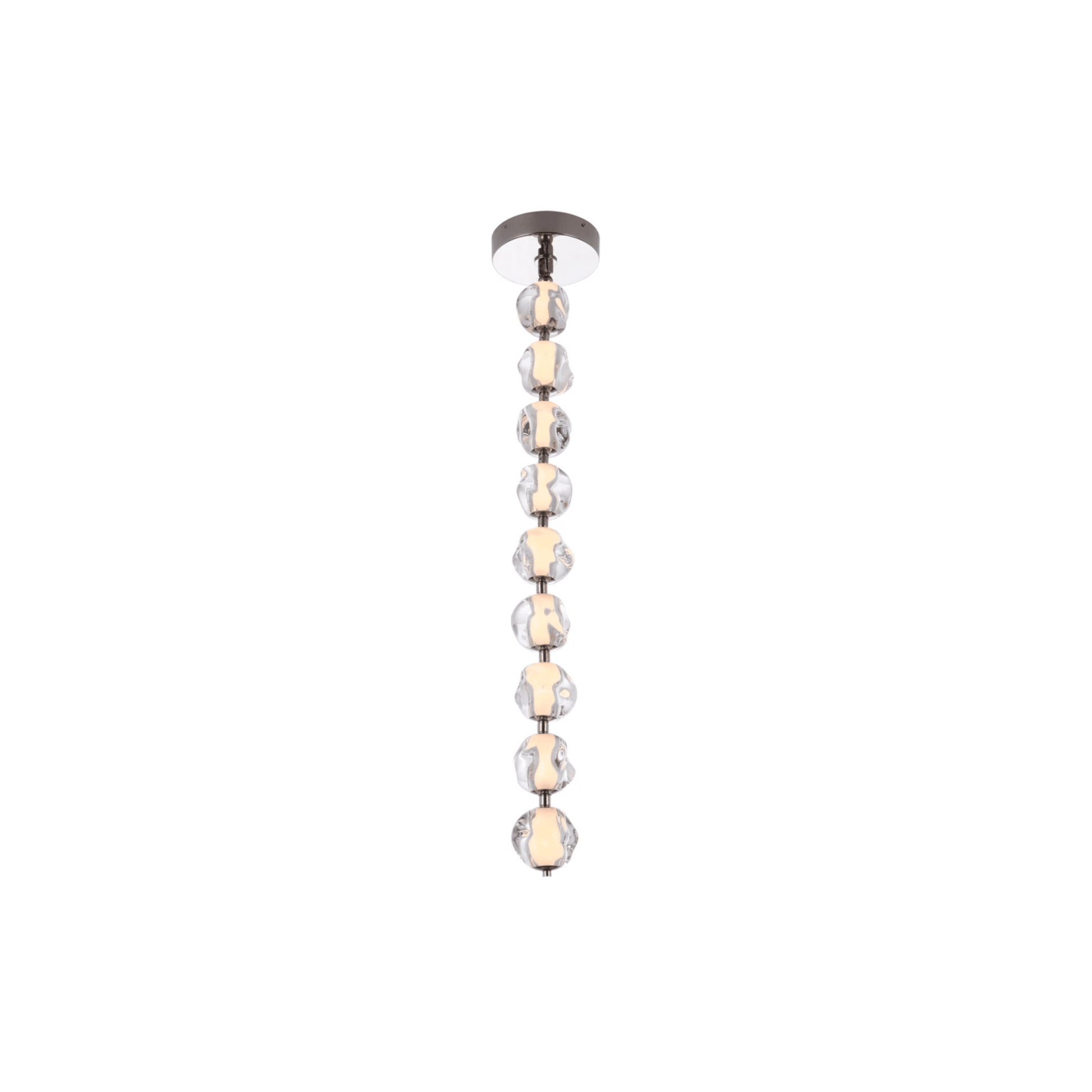 Jackie LED 8.3 inch Satin Brass Pendant Ceiling Light - Orvon Lighting