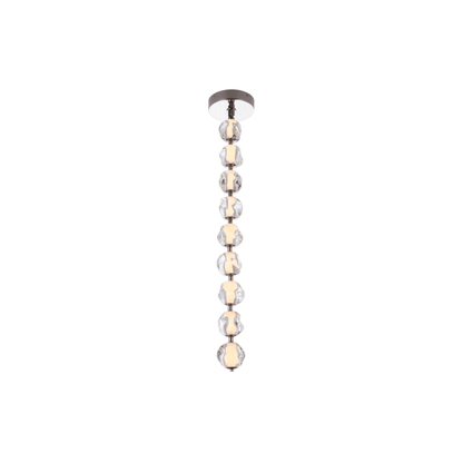 Jackie LED 8.3 inch Satin Brass Pendant Ceiling Light - Orvon Lighting