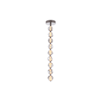 Jackie LED 8.3 inch Satin Brass Pendant Ceiling Light - Orvon Lighting