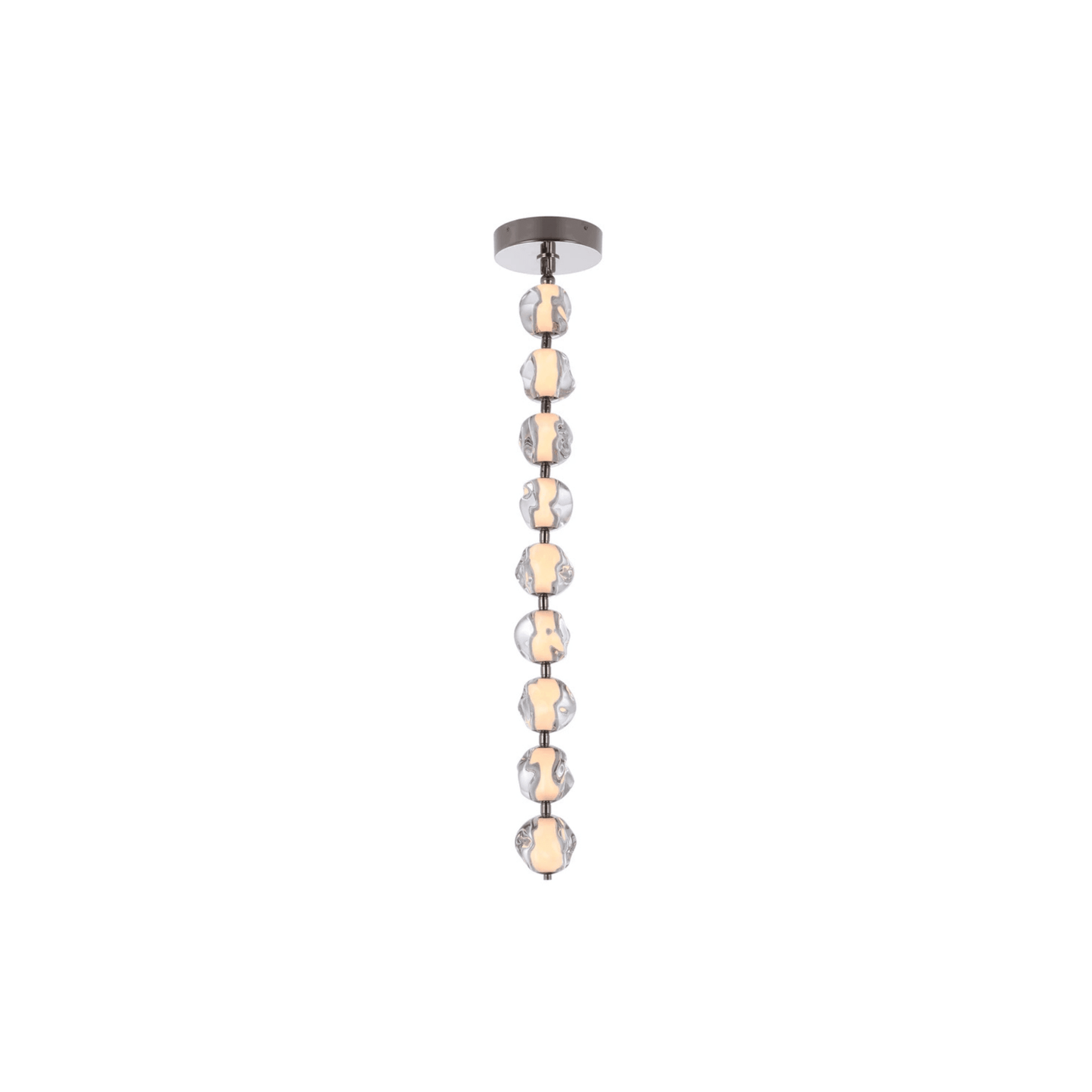 Jackie LED 8.3 inch Satin Brass Pendant Ceiling Light - Orvon Lighting