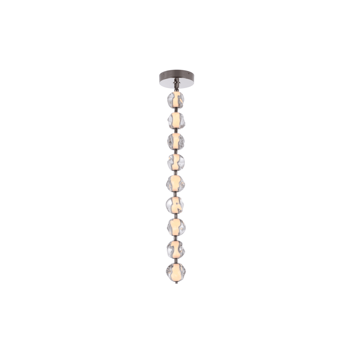 Jackie LED 8.3 inch Satin Brass Pendant Ceiling Light - Orvon Lighting