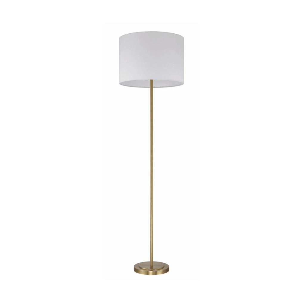 Jones 65 inch Satin Brass Floor Lamp Portable Light - Orvon Lighting