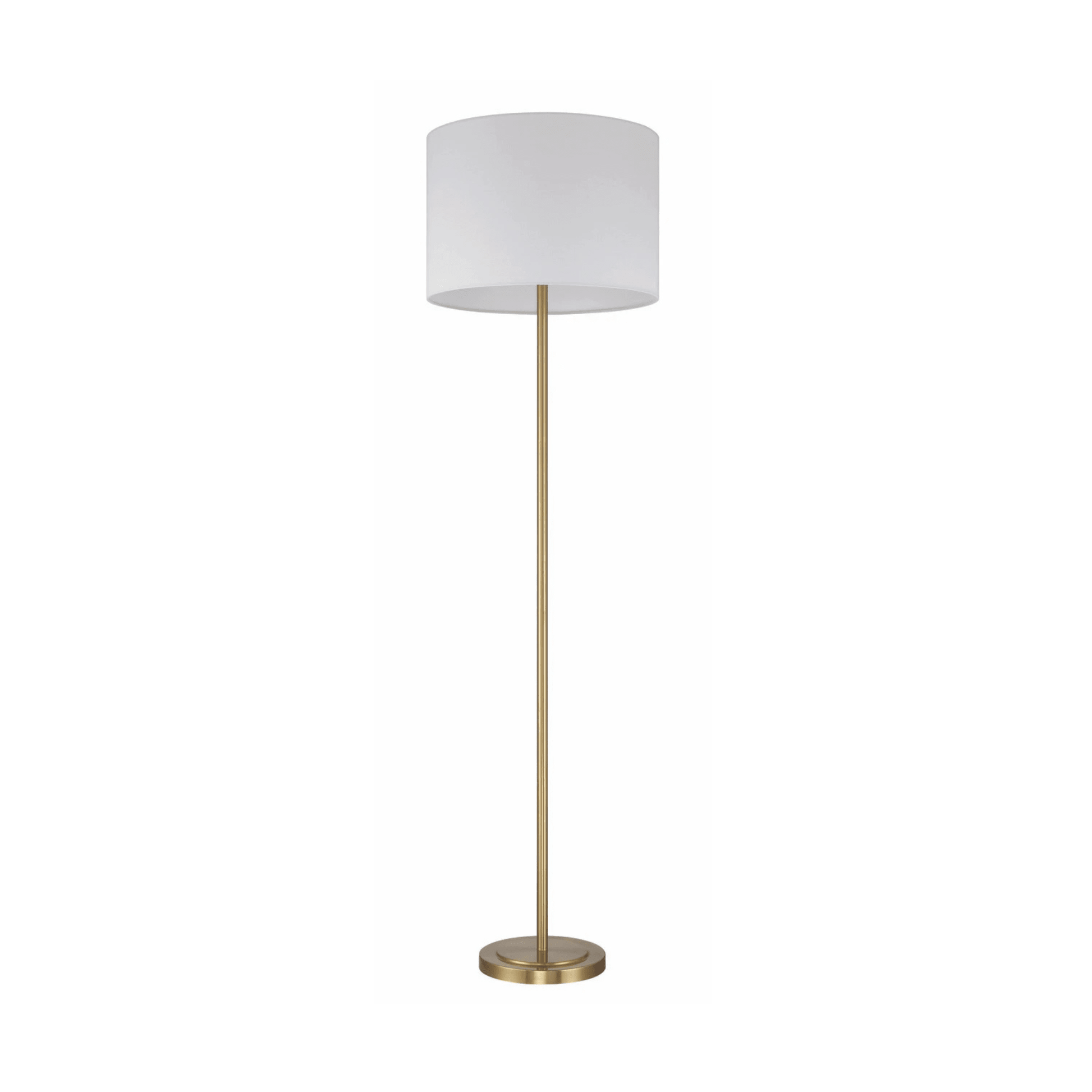 Jones 65 inch Satin Brass Floor Lamp Portable Light - Orvon Lighting