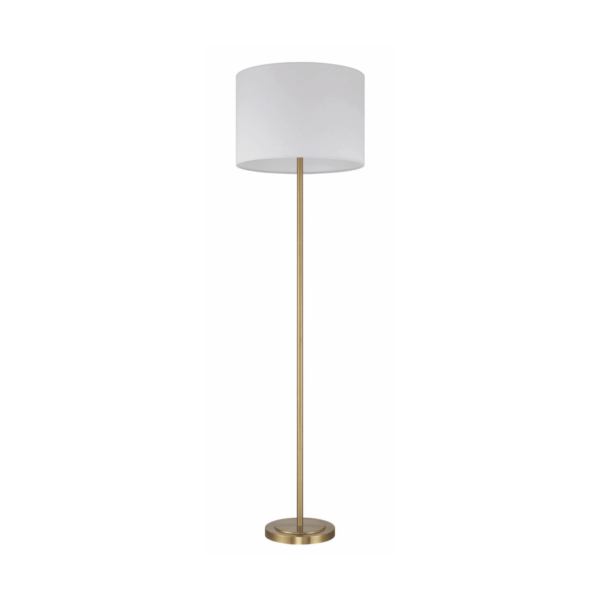 Jones 65 inch Satin Brass Floor Lamp Portable Light - Orvon Lighting