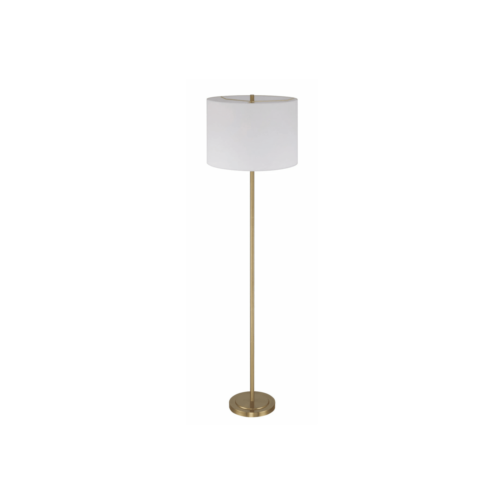 Jones 65 inch Satin Brass Floor Lamp Portable Light - Orvon Lighting