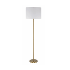 Jones 65 inch Satin Brass Floor Lamp Portable Light - Orvon Lighting