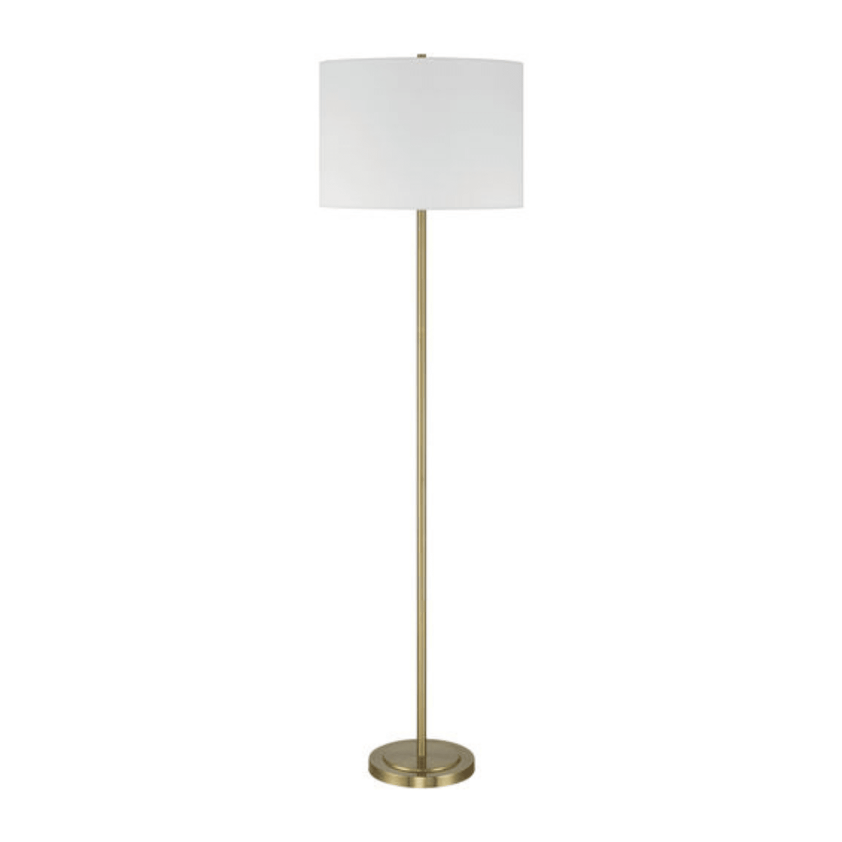 Jones 65 inch Satin Brass Floor Lamp Portable Light - Orvon Lighting