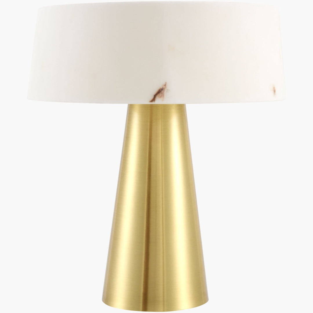 Surya Jesmond 14" L × 14" W × 16" H Accent Table Lamp – Gold