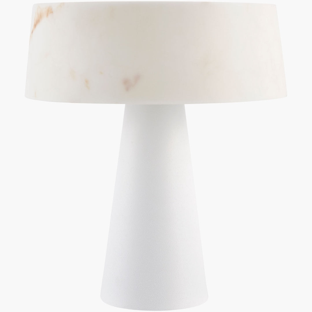 Surya Jesmond 14" L × 14" W × 16" H Accent Table Lamp – White